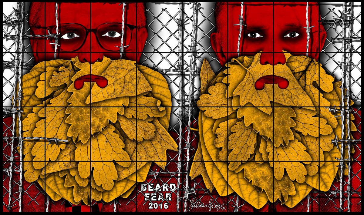 Gilbert & George - The beard pictures
